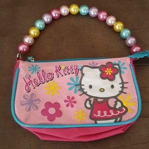 Hello Kitty purse pink and beaded purse or bag